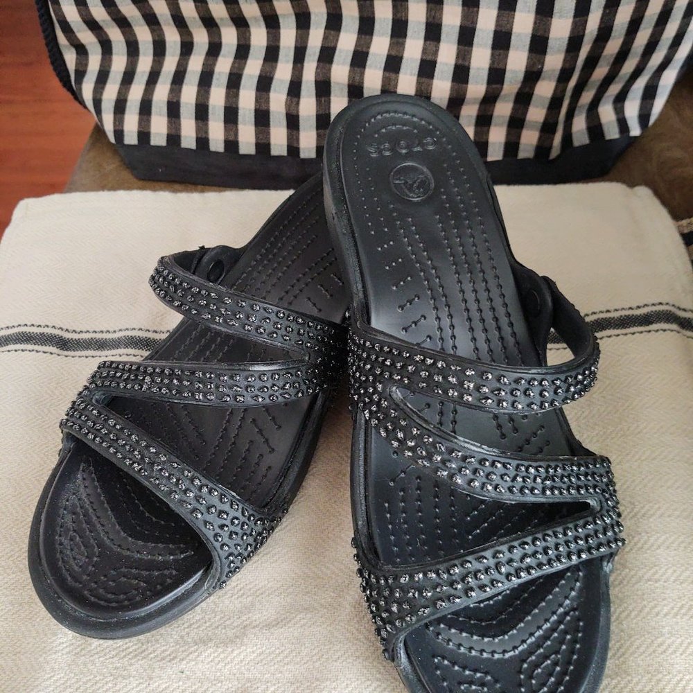Crocs Women's Patricia Diamante Embellished Sandal